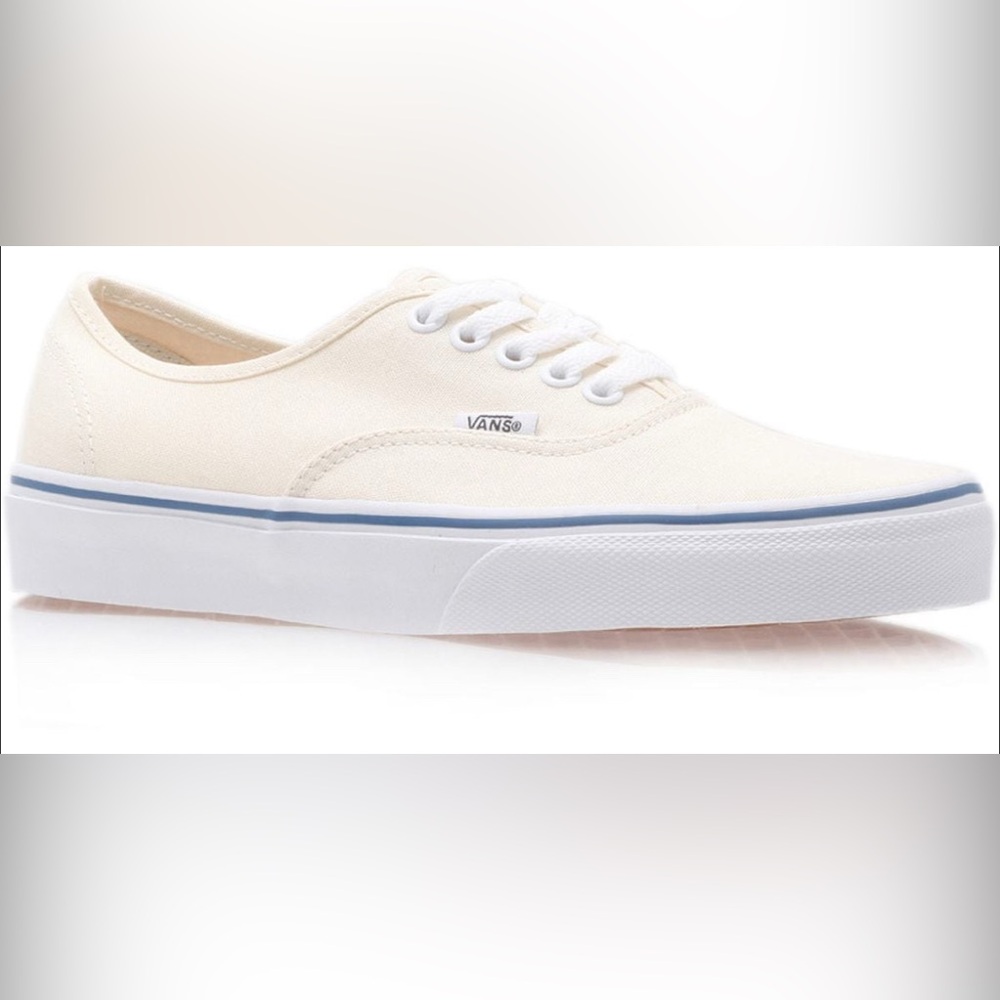 Vans Authentic Classic Sneakers, Cream Canvas. Women’s 8.5/Men’s 7.